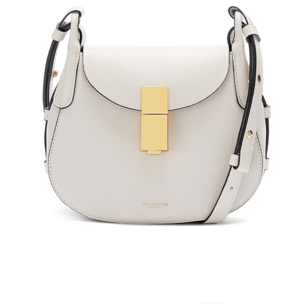 DeMellier Mini Lausanne Leather Saddle Bag